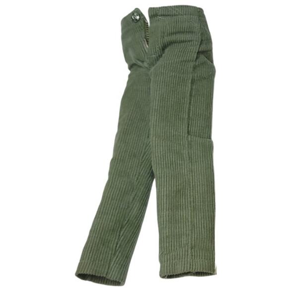 1960's Vintage Ken's Olive Green Casual Slacks Pants Untagged - Picture 2 of 5